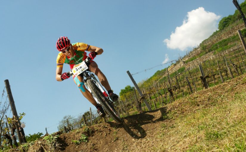 Beendigung des MTB-Rennens Weinstein Bike in Mühldorf/Wachau